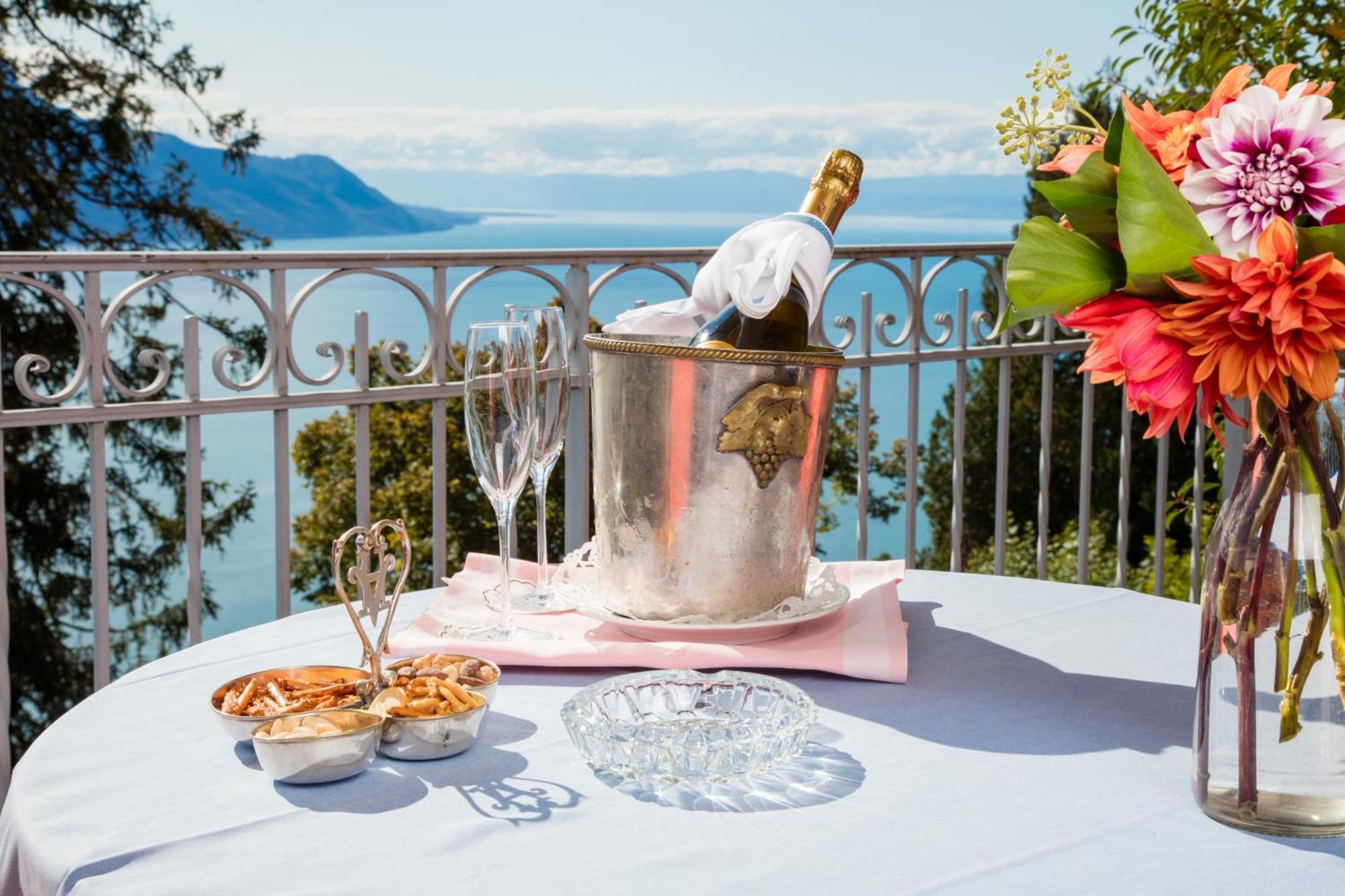 Hotel Victoria Glion Montreux Esterno foto