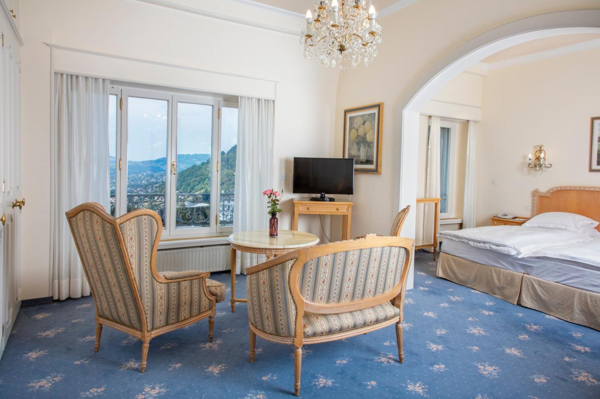 Hotel Victoria Glion Montreux Esterno foto