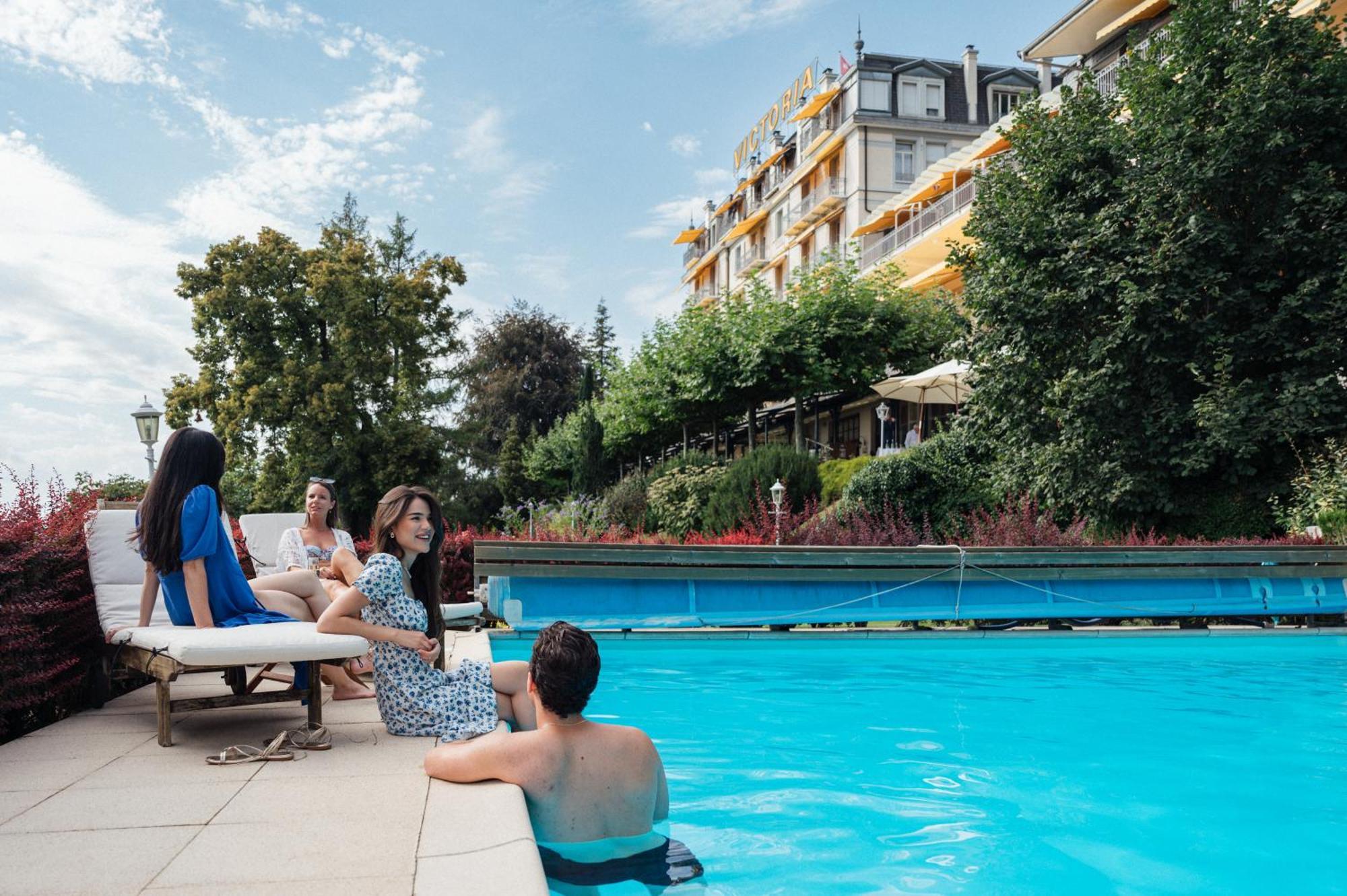 Hotel Victoria Glion Montreux Esterno foto