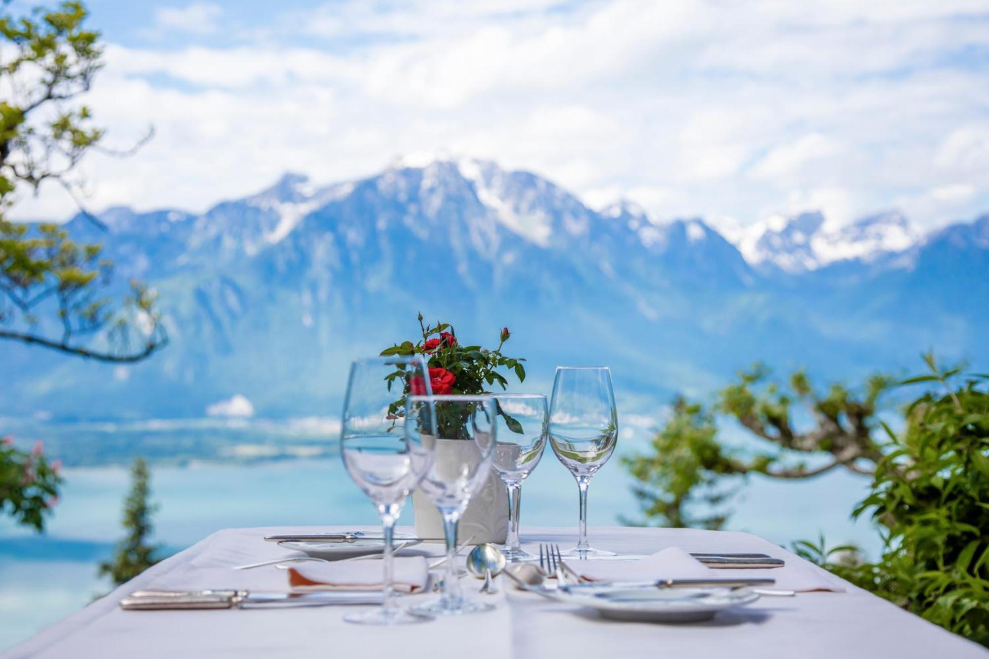 Hotel Victoria Glion Montreux Esterno foto